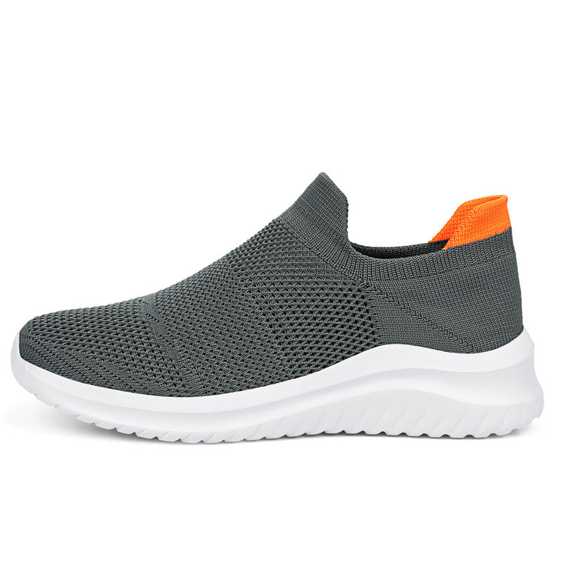 Unisex nan breathable knitted slip-on sneakers with ergonomic memory insole Mune Fashion