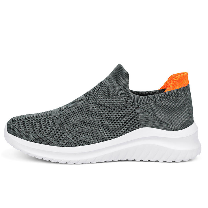 Unisex nan breathable knitted slip-on sneakers with ergonomic memory insole Mune Fashion