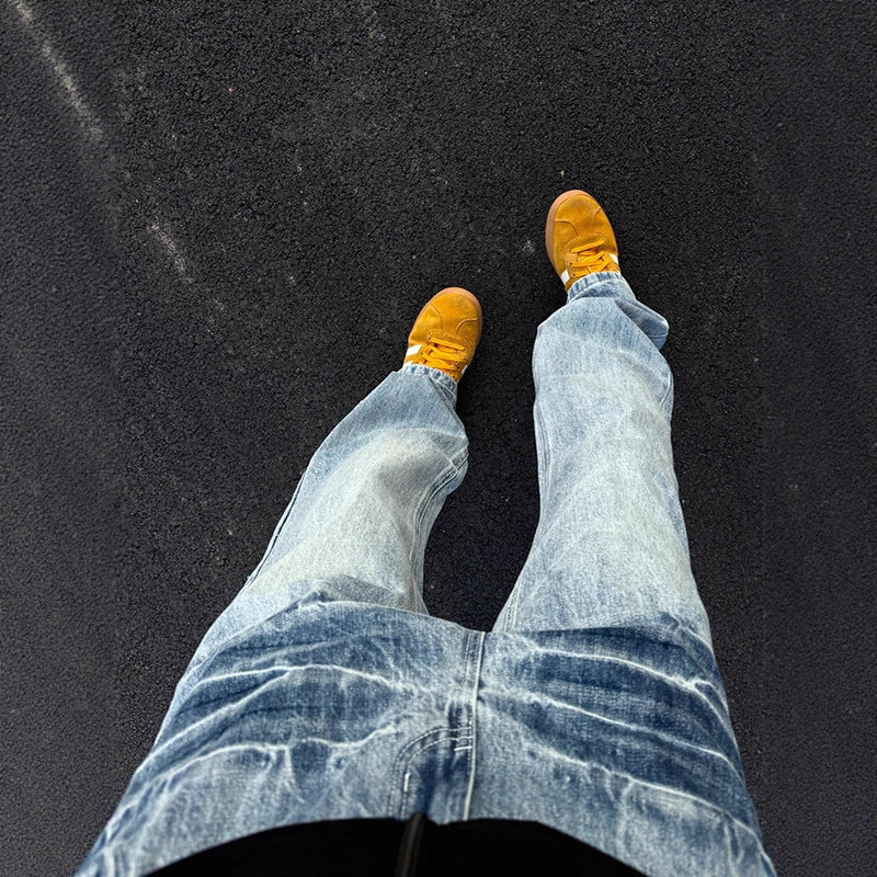 Men's Fashion Cargo Jeans with Slim Fit Cut Mune Fashion