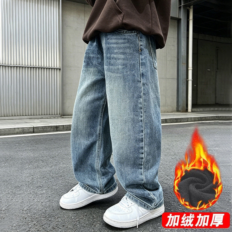 Men's loose denim jeans with casual fit Mune Fashion