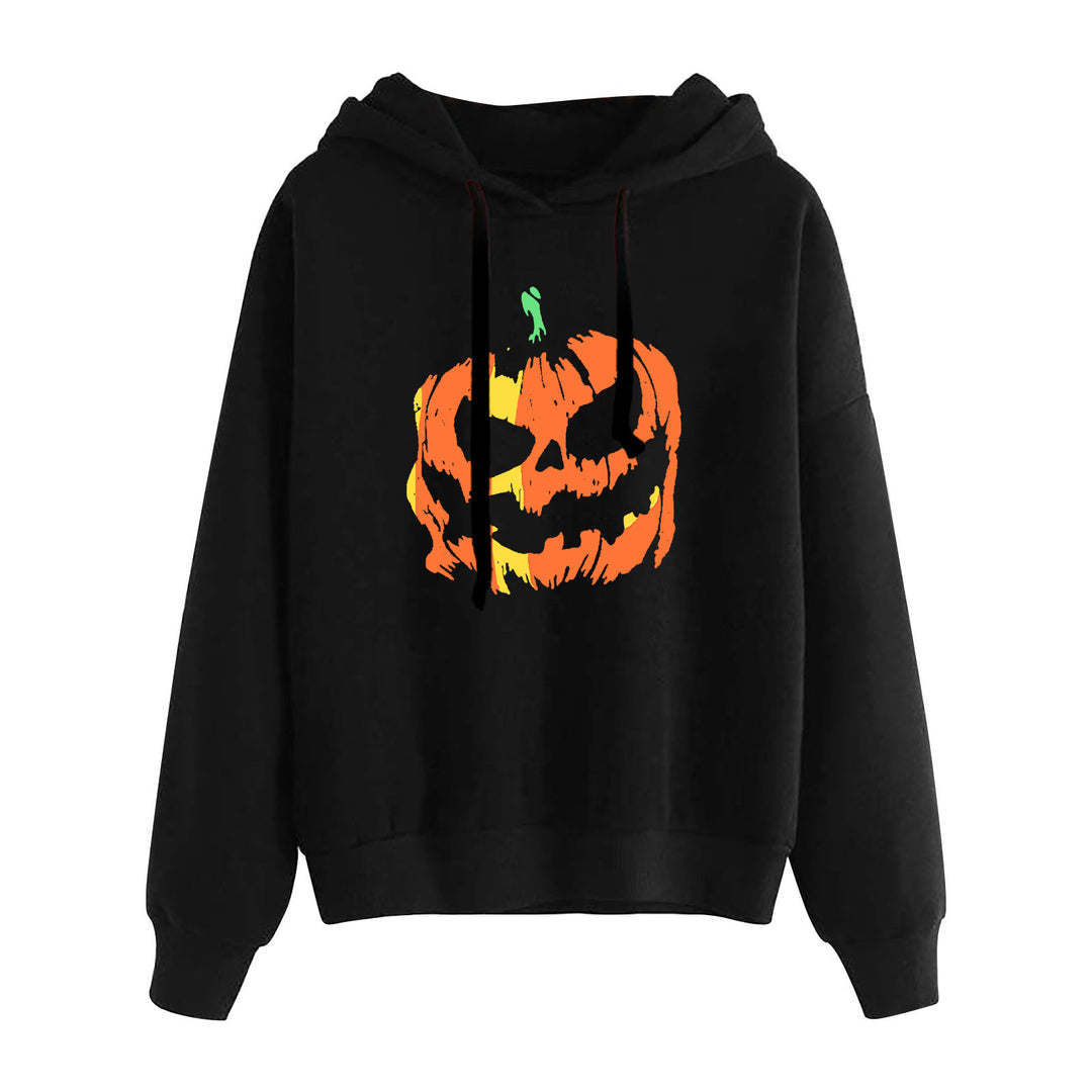 Women's casual oversized hoodie with heart and paw print, drawstring and ribbed cuffs Mune Fashion