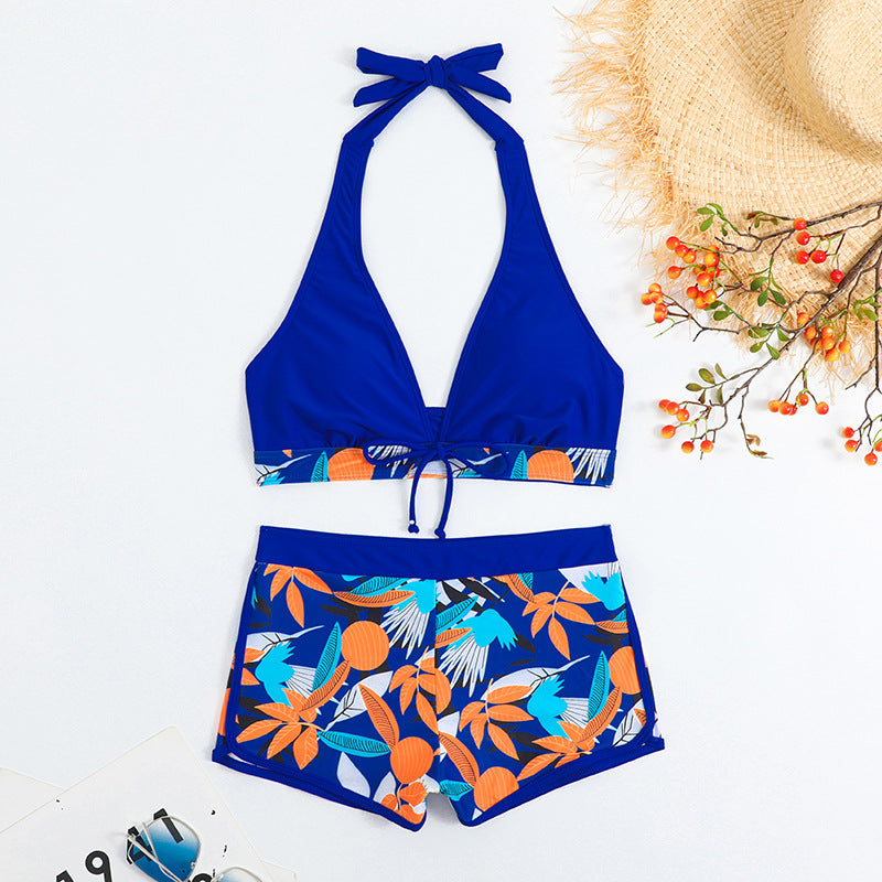 Women’s Sporty Bikini Set with Floral Design Mune Fashion