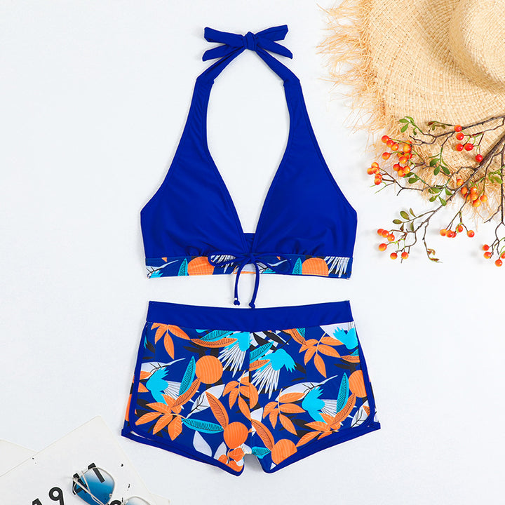 Women’s Sporty Bikini Set with Floral Design Mune Fashion