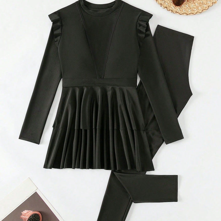 Women's fashionable swimsuit with ruffle details Mune Fashion