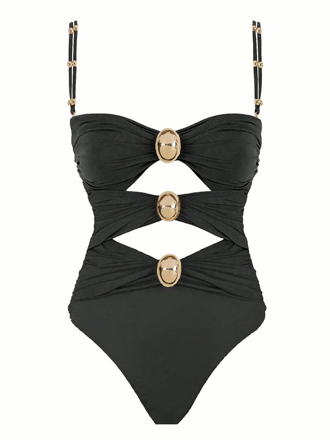 Women One-Piece Swimsuit with Stylish Ruffle Sleeves Mune Fashion