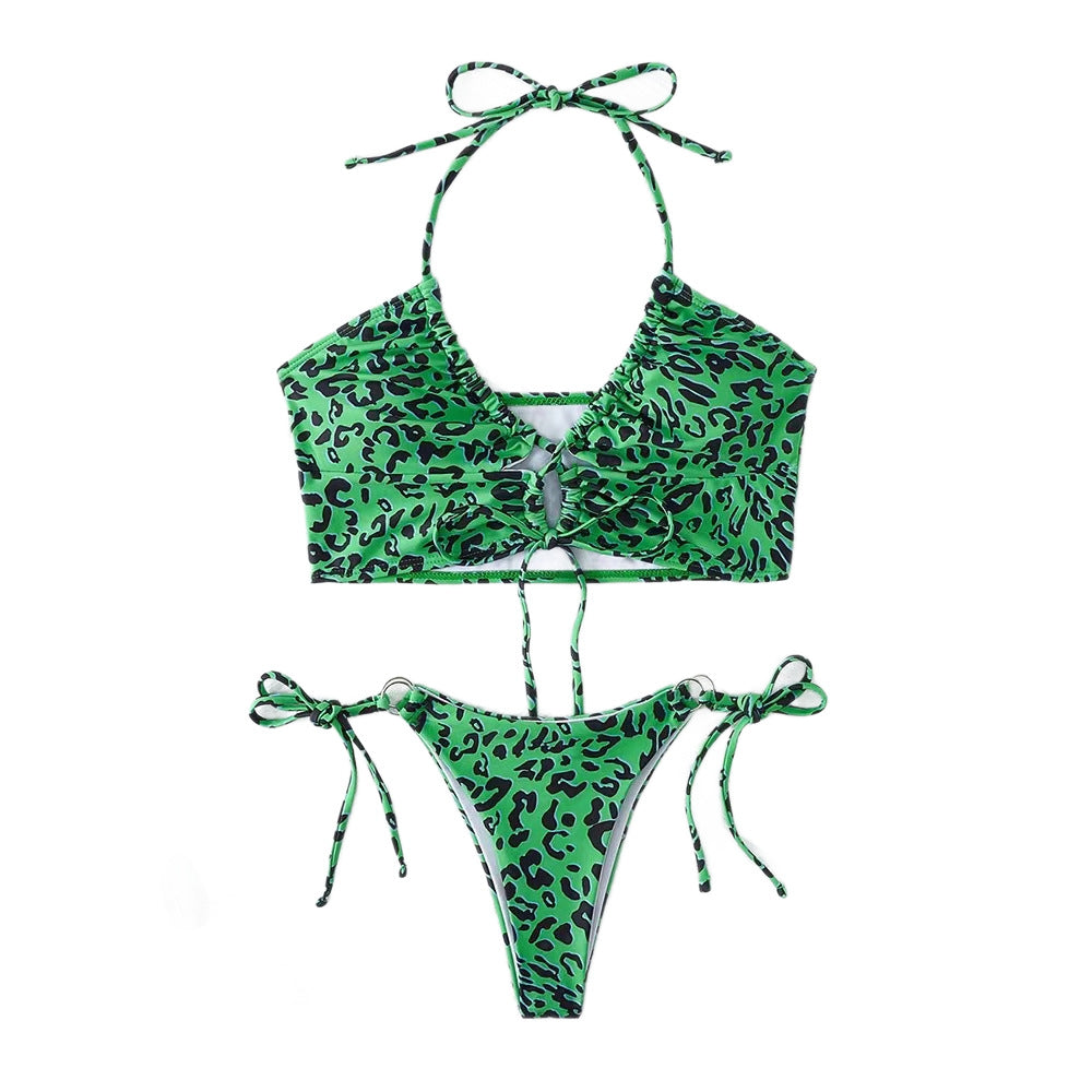Women Playful Animal Print Bikini Set Mune Fashion