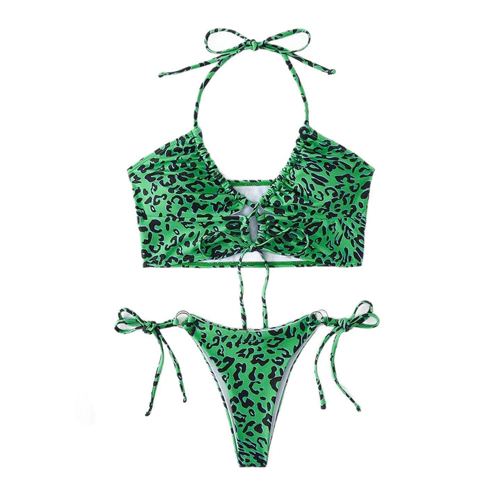 Women Playful Animal Print Bikini Set Mune Fashion