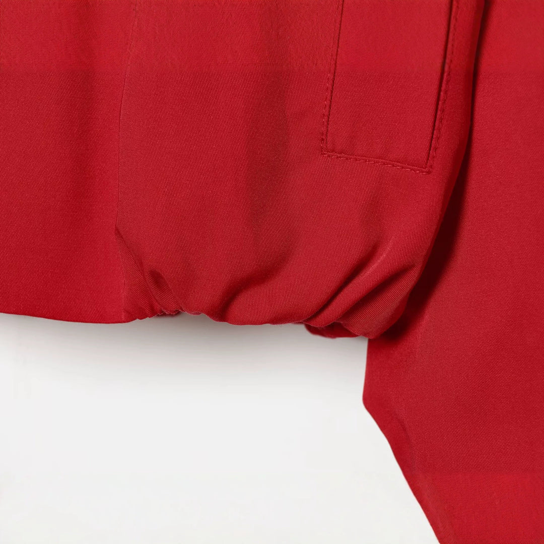 Women's Oversized Bomber Jacket with Shawl Collar, Raglan Sleeves, and Elastic Hem Mune Fashion