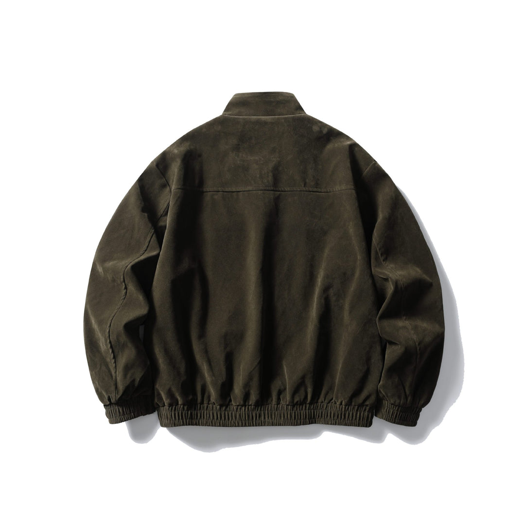 Men's Boxy Field Blouson made of sturdy canvas with high stand-up collar Mune Fashion
