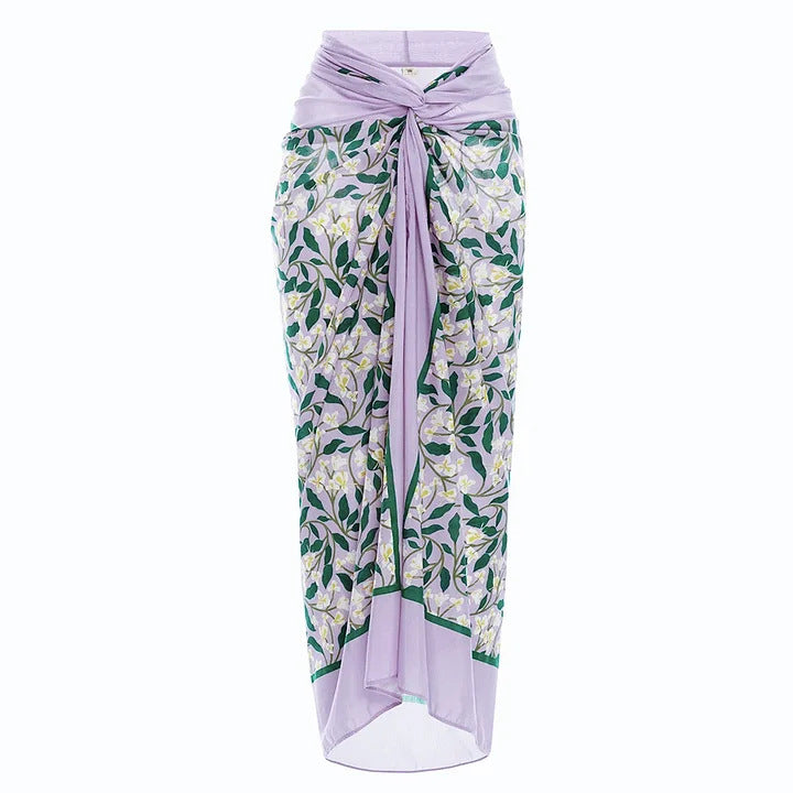 Women's high-quality one-piece swimsuit with exceptional cut and floral details Mune Fashion