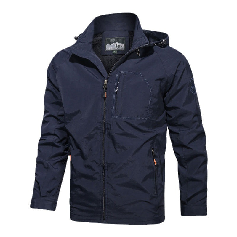 Men's technical outdoor jacket with practical pockets Mune Fashion