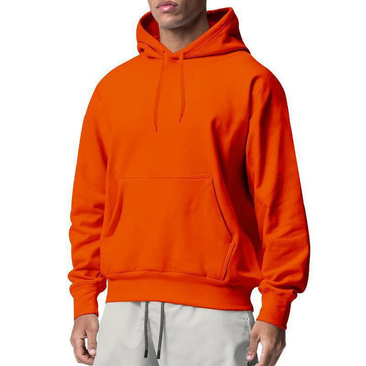 Men's nan Premium Hoodie with kangaroo pocket, brushed fleece interior, reinforced neck seam, and ribbed hem Mune Fashion