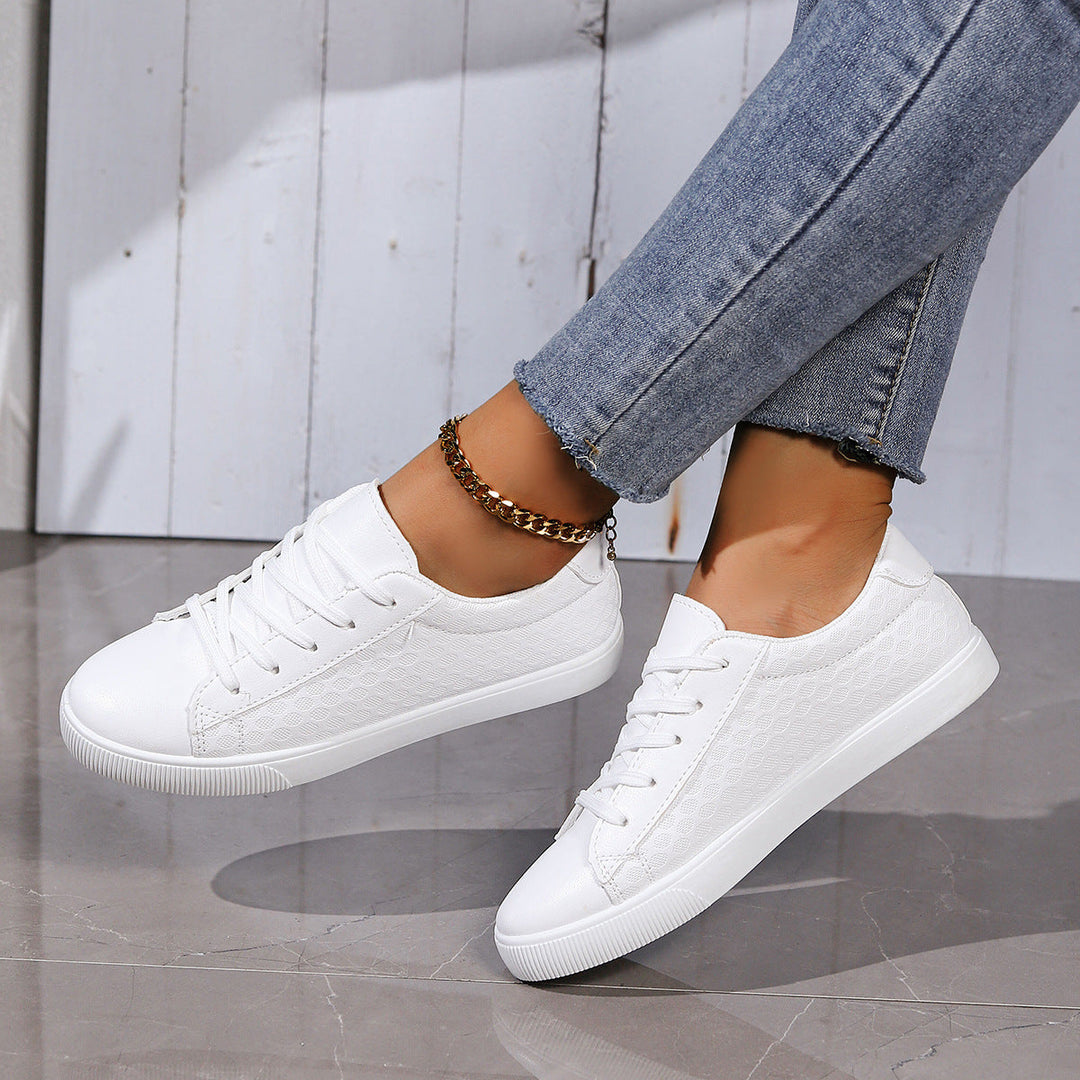 Women's breathable sneakers with structured surface finish Mune Fashion