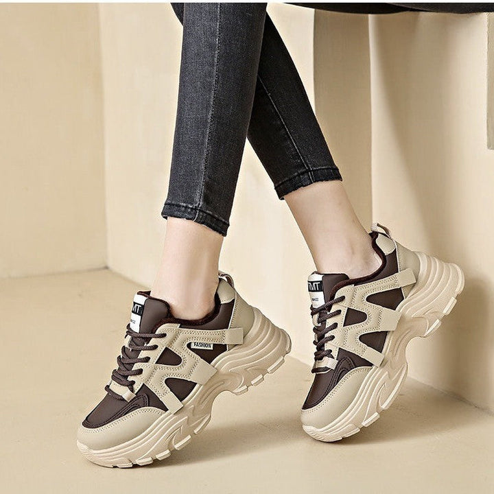Ladies' sporty comfort sneakers with cushioning sole and stylish design Mune Fashion