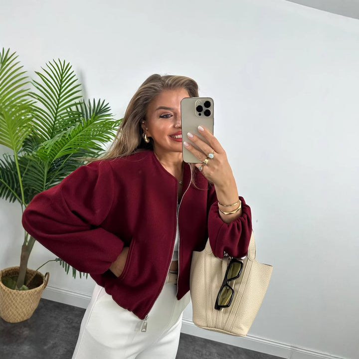 Women's Sporty Bomber Jacket