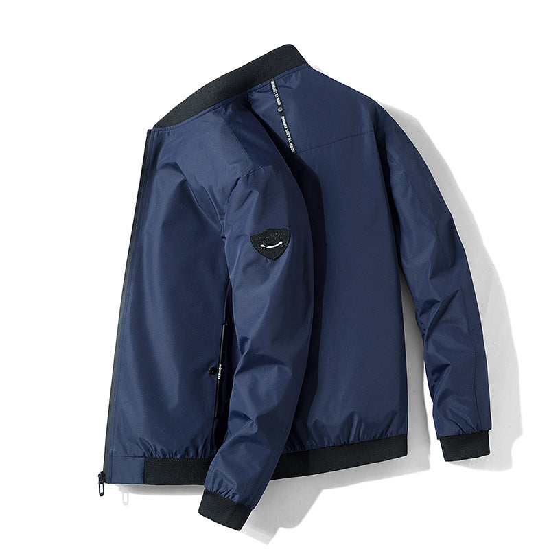 Men's Urban Microfiber Bomber with water-repellent membrane and concealed front zip Mune Fashion