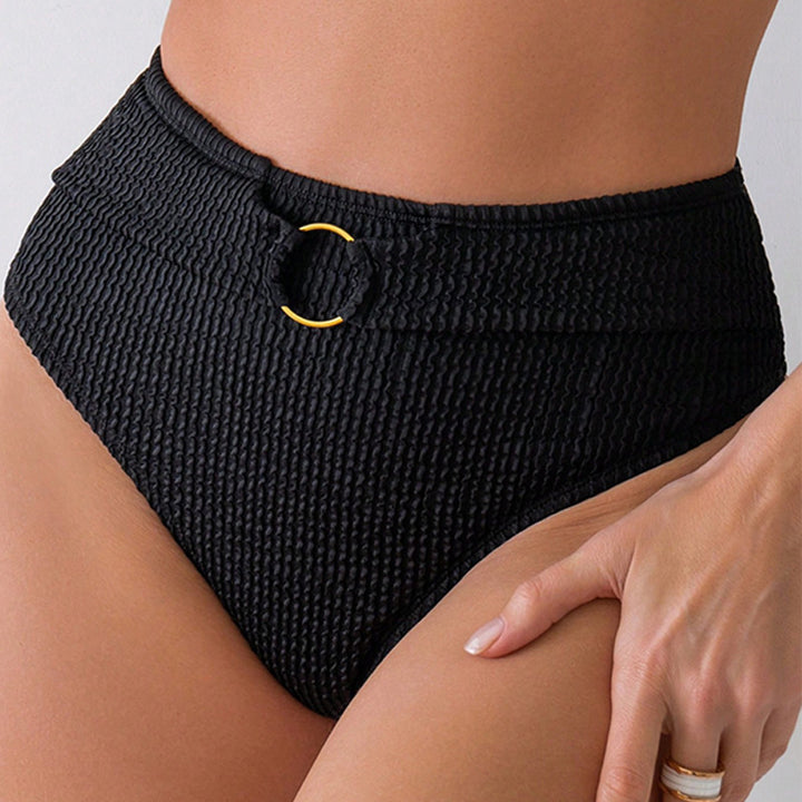 Women's Sporty Bikini with High Waist and Elegant Ring Detail Mune Fashion