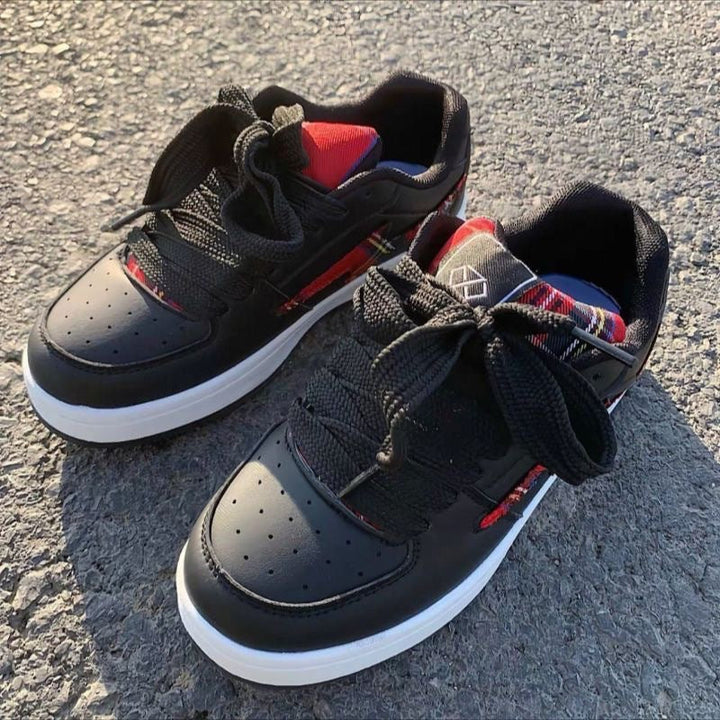 Women's fashionable sneakers with graphic design and breathable surface structure Mune Fashion