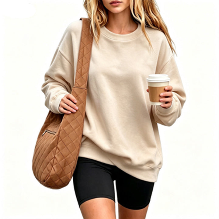 Women Comfortable Oversized Sweatshirt Mune Fashion