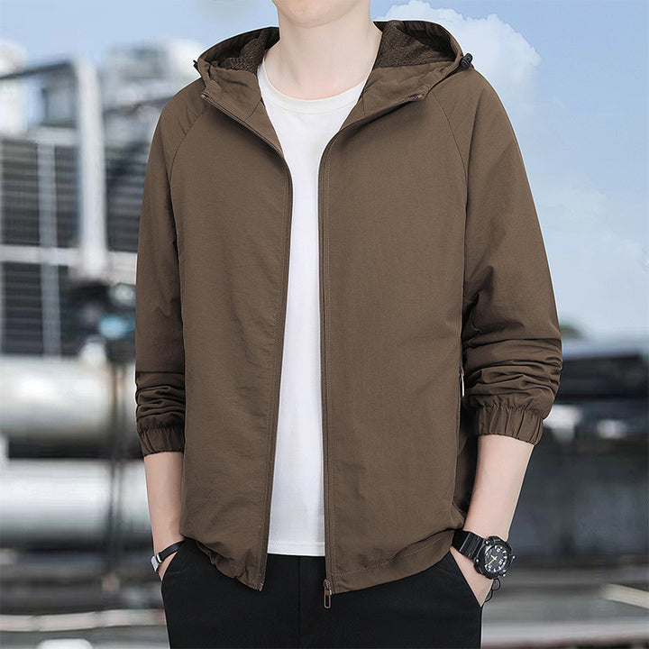 Men's Fashionable Transitional Jacket with Hood Mune Fashion