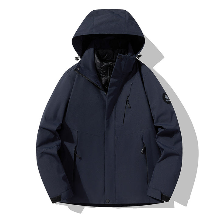 Men's triple combinable functional jacket with detachable quilted vest Mune Fashion