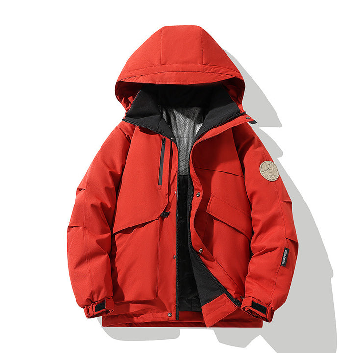Men's Technical Hooded Field Parka with Thermal Insulation, Windproof Membrane and Multi-Pocket Mune Fashion