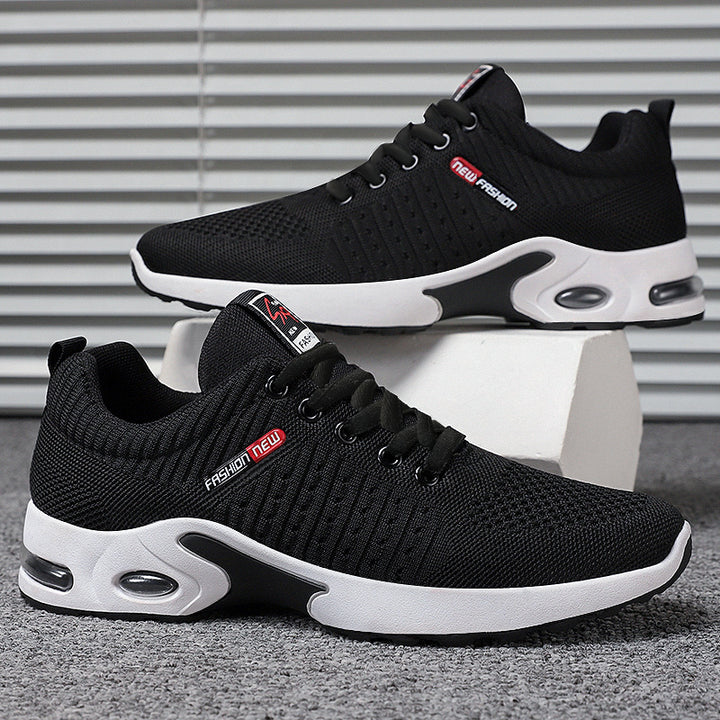 Men's lightweight performance sneakers with 3D knitted upper, integrated air chamber midsole, and non-slip trail outsole Mune Fashion