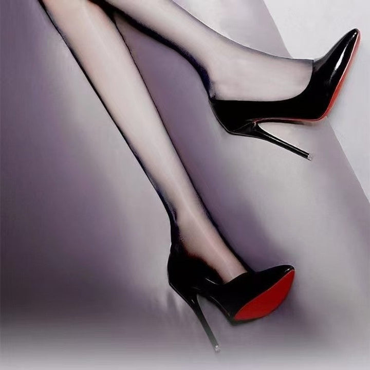 Women's Elegant Stiletto Heels with Outstanding Shine and Anatomically Shaped Footbed Mune Fashion