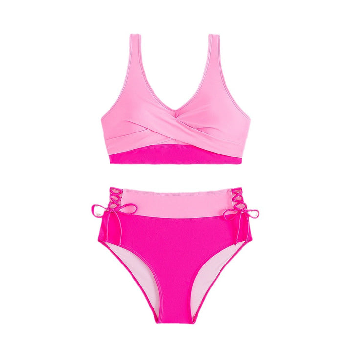 Women's High-Cut Bikini with Adjustable Straps Mune Fashion