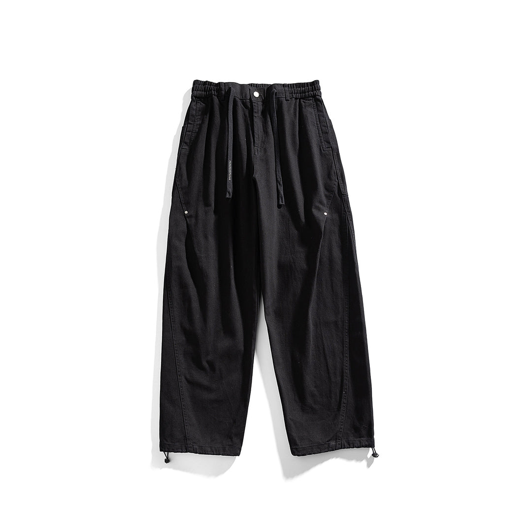 Men's loosely cut cargo pants with drawstring and adjustable leg cuffs Mune Fashion