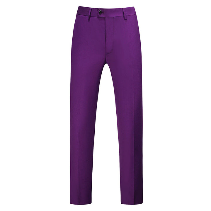 Men's slim premium pleated trousers with stretch waistband and wrinkle-resistant fabric Mune Fashion