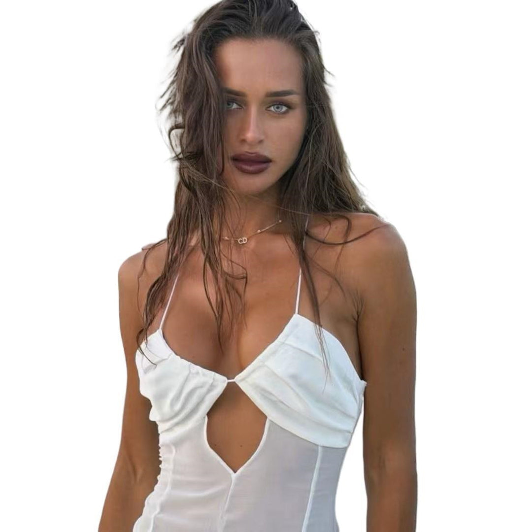 Women's Maxi Dress with Seductive Cut-Outs by Mune Fashion