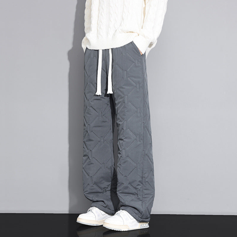 Men's fashionable and comfortable lined sports pants