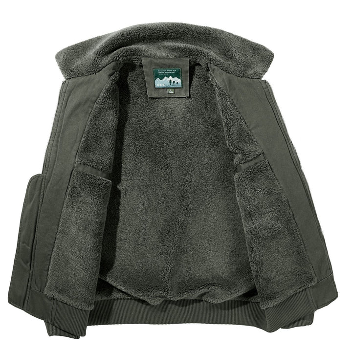 Men's Warm Transitional Jacket with Fleece Lining Mune Fashion