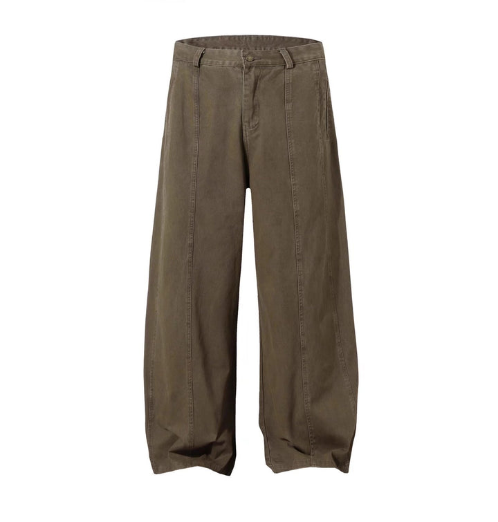 Women's Wide-Leg Trousers with Pleats Mune Fashion