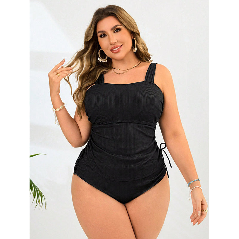 Women's Comfortable One-Piece Swimsuit with Side Ruching Mune Fashion