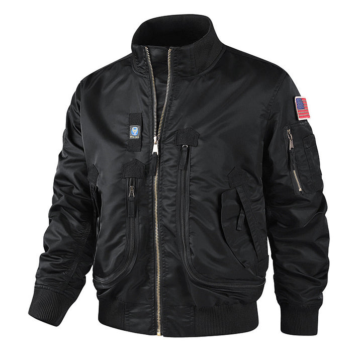 Men's Futuristic Bomber Jacket Mune Fashion