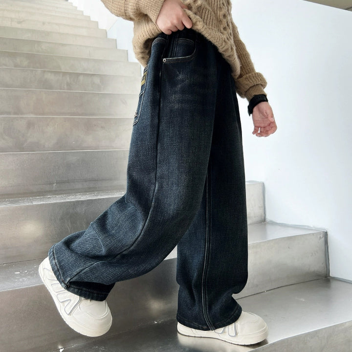 Men's loose denim pants with stylish pockets Mune Fashion