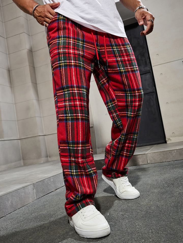Men's Checked Leisure Pants Mune Fashion