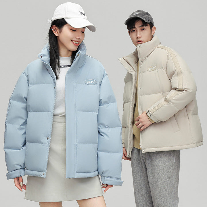 Men's Winter Puffer Jacket with High Collar Mune Fashion
