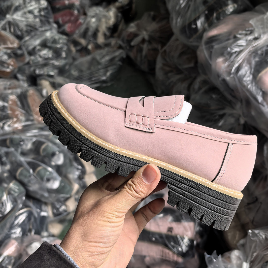 Ladies nan penny-loafer with thick profile sole and anatomical comfort insole Mune Fashion