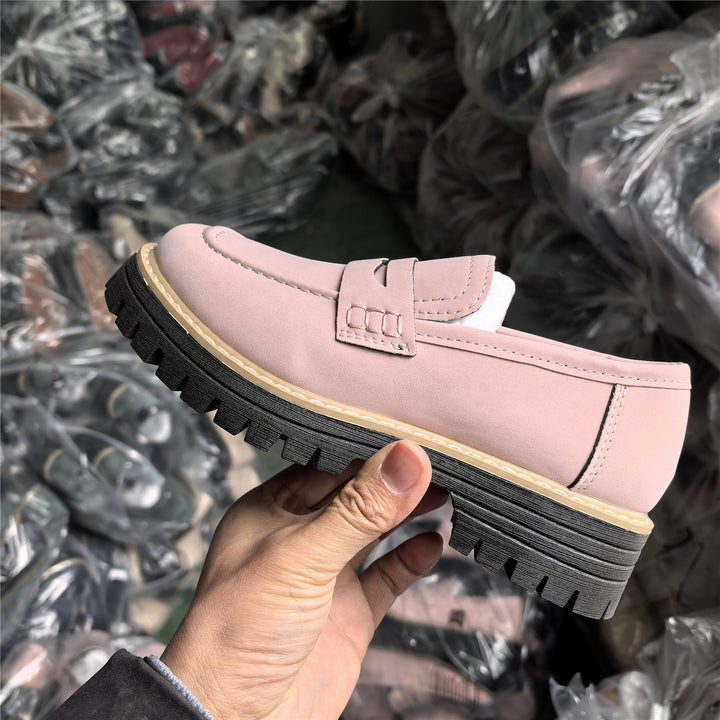 Ladies nan penny-loafer with thick profile sole and anatomical comfort insole Mune Fashion