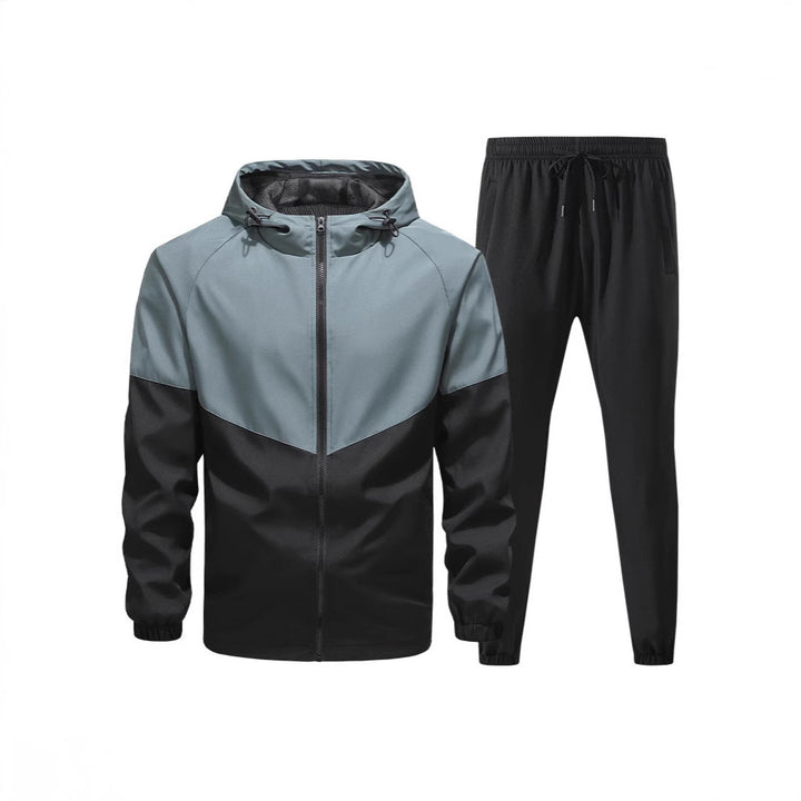 Men's sporty two-piece with hood Mune Fashion