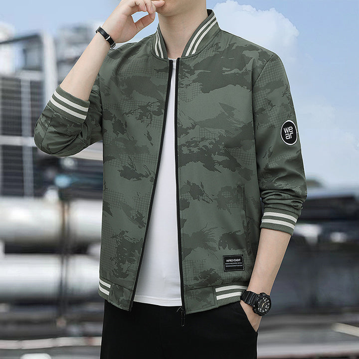 Men's Camouflage Bomber Jacket Mune Fashion