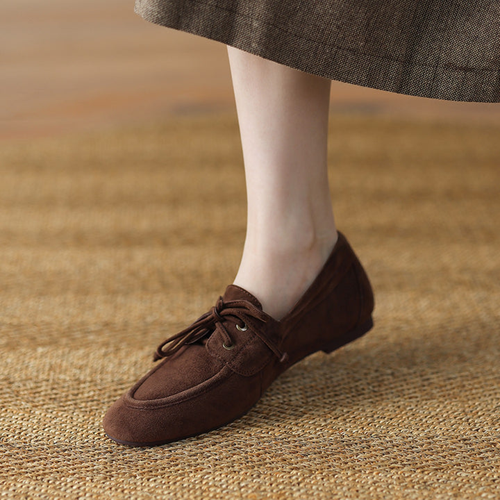 Ladies Elegant and Comfortable Moccasins Mune Fashion
