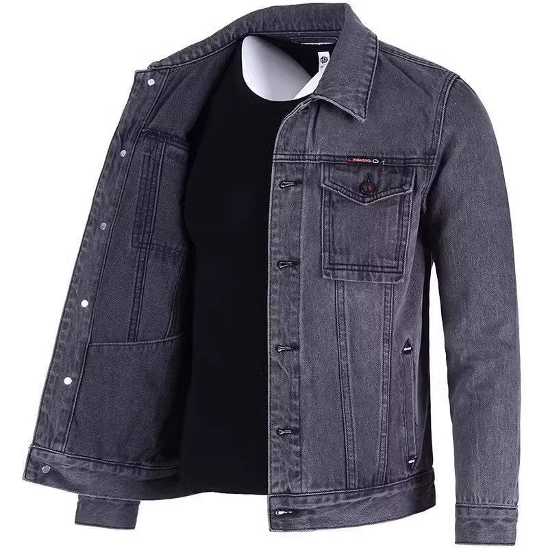 Men's Fashion Denim Jacket with Modern Details Mune Fashion