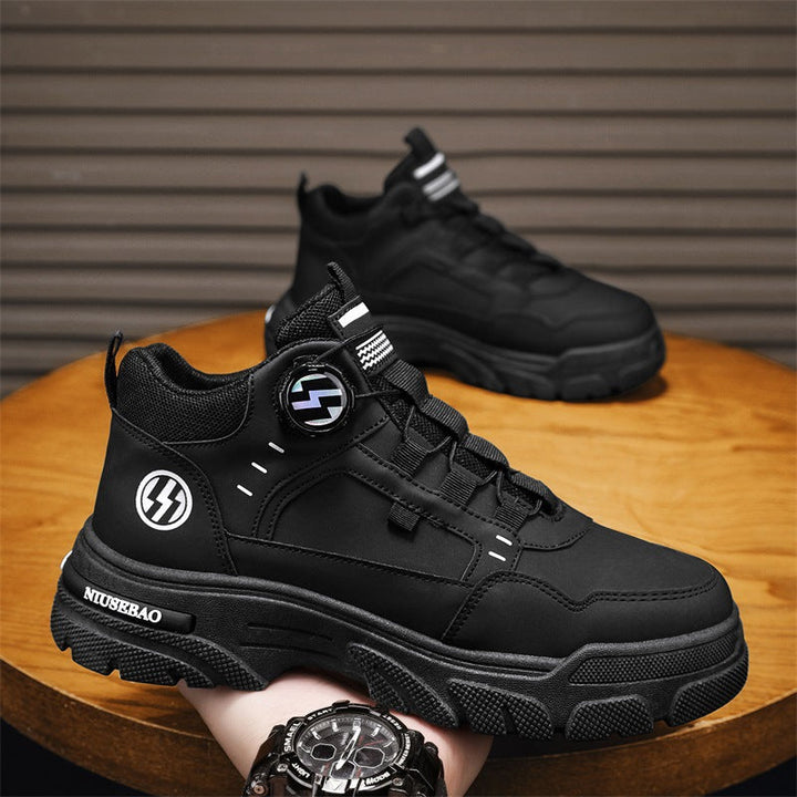 Women's trendy high-top sneakers with quick-drying upper material Mune Fashion