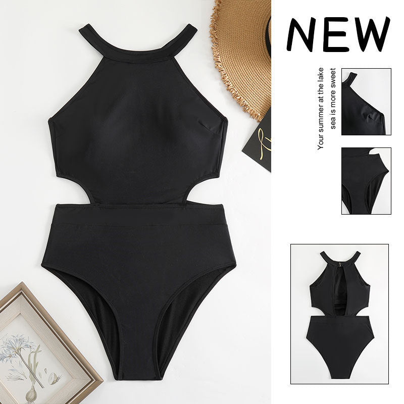 Women High-Cut Cut-Out One-Piece Swimsuit Mune Fashion