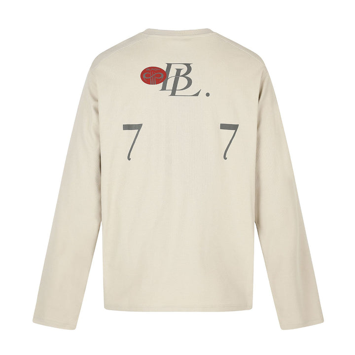 Unisex Round Neck Sweatshirt with large area Typo Print and embroidered Emblem Mune Fashion