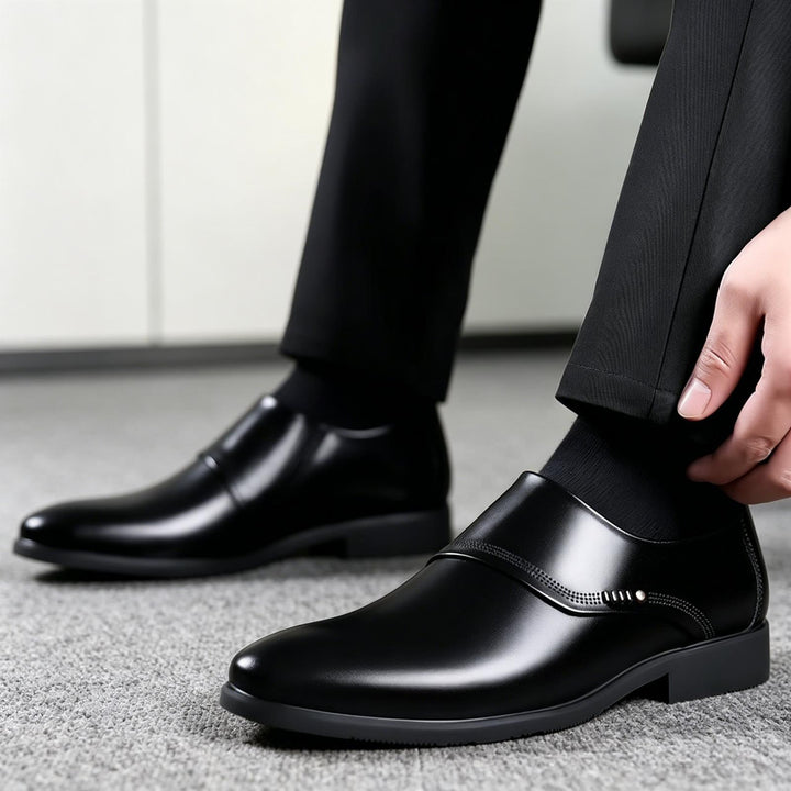 Men's Elegant and Comfortable Leather Slippers Mune Fashion